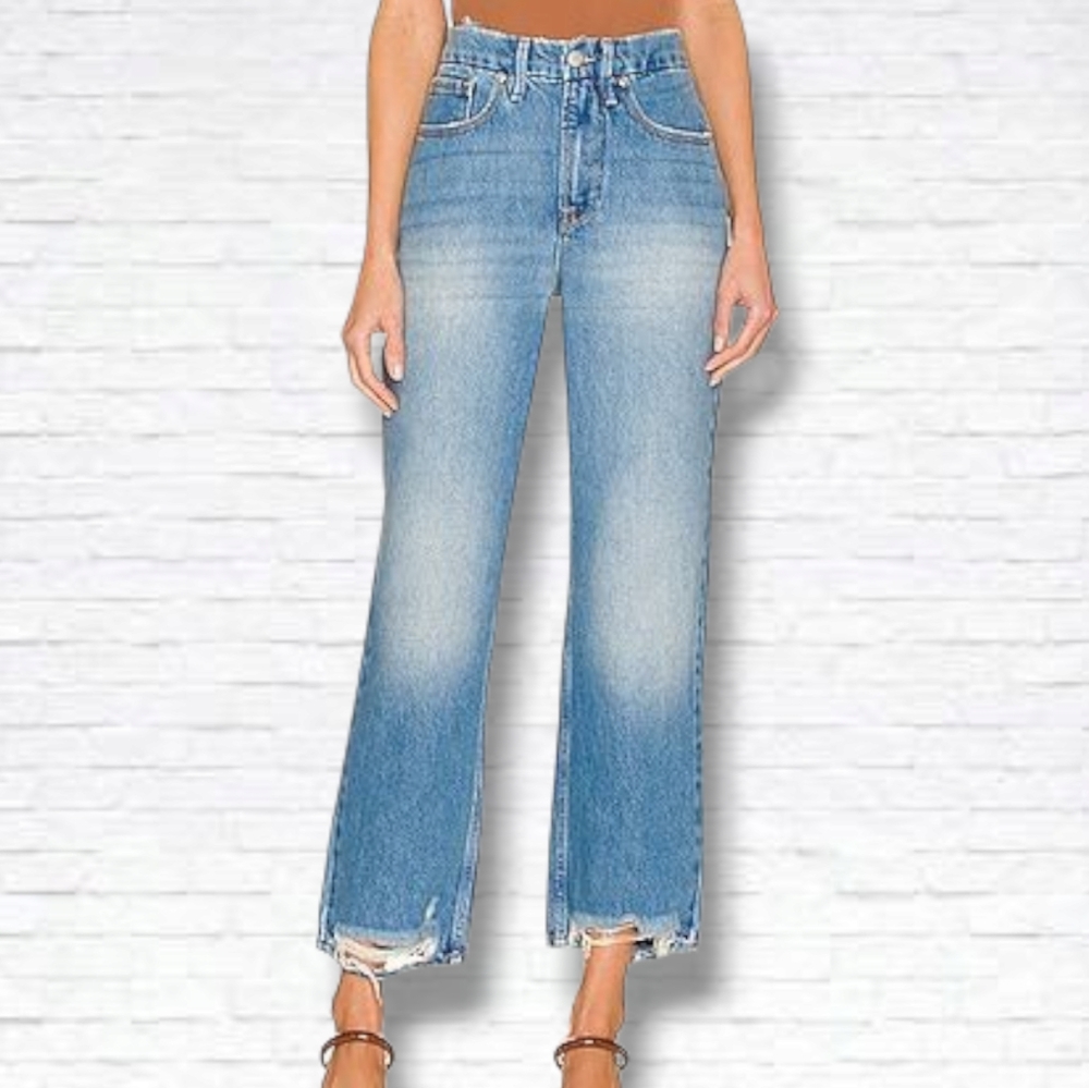 Good American 90’s Cropped Jeans